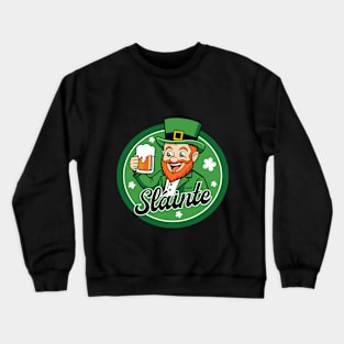 Sláinte - Leprechaun Crewneck Sweatshirt